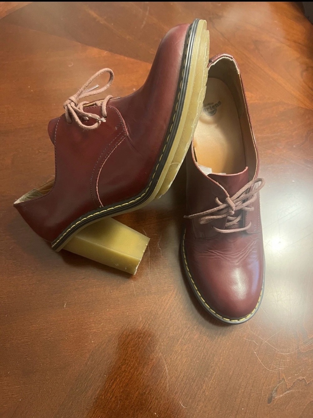 Dr. Martens Oxford Heels Cherry Red Women’s 10